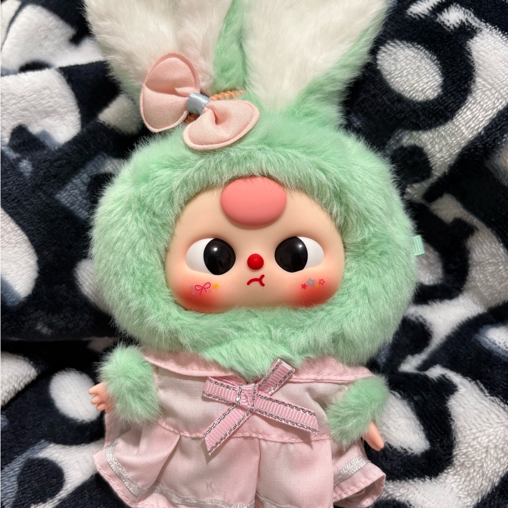 Baby Three Wardrobe Keychain Plush Pendant Blind Box